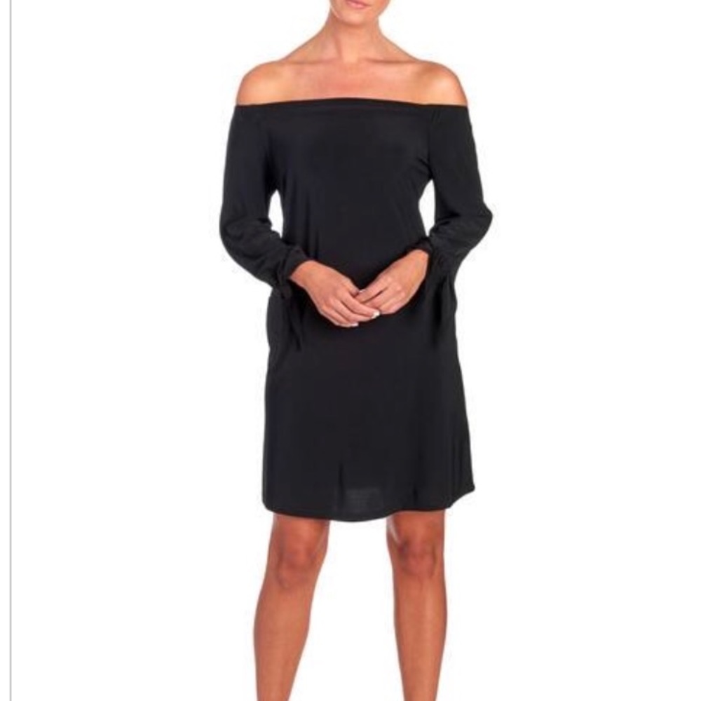 Chaps Off The Shoulder Dress - Picture 1 of 5